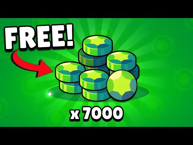How I Got 7000 FREE Gems in Brawl Stars!