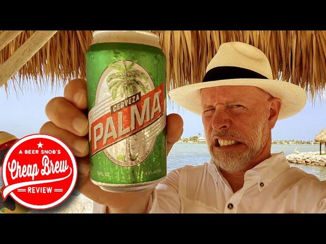 Palma Cerveza Cuban Nicaraguan Southern Most Beer Review by A Beer Snob's Cheap Brew Review