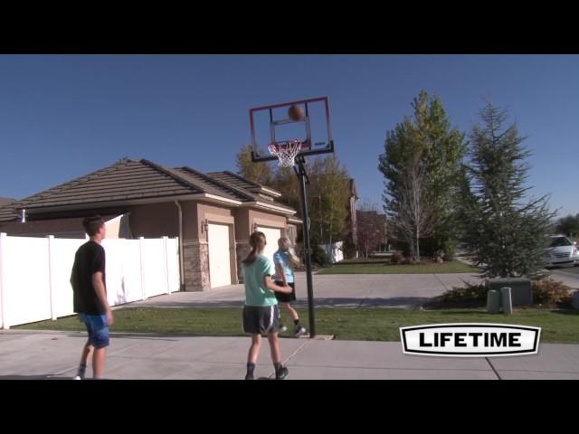 Lifetime Adjustable In-Ground Basketball Hoop | Model 71799 | Features & Benefits Video