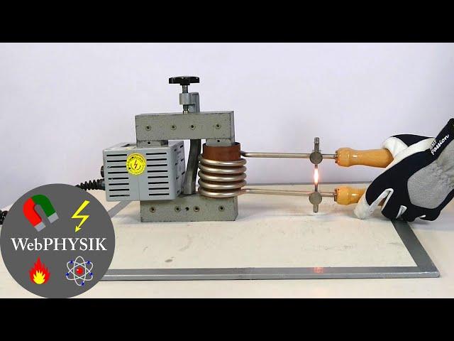 Schweißen eines Nagels mit einem Hochstromtransformator - 230 Ampere!