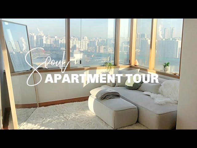 $900 KOREAN APARTMENT TOUR seoul | bright + minimalist