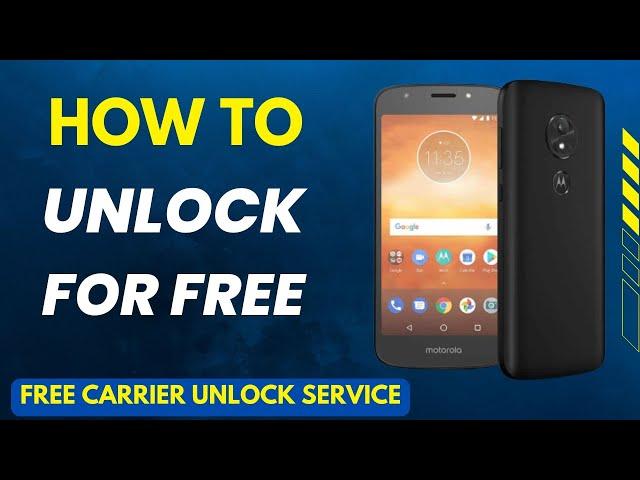 Unlock Motorola Moto E5 Play - How to unlock Motorola Moto E5 Play