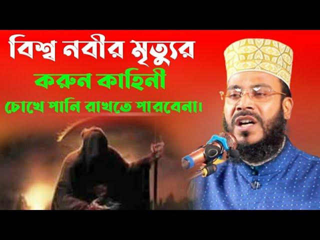 বিশ্ব নবীর মৃত্যুর করুন কাহিনী চোখে পানি রাখতে পারবেননা। মাওলানা রাকিবুল ইসলাম সিরাজী