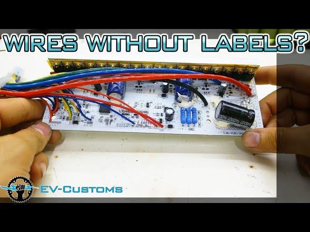 How to Find Wire Functions of BLDC Controller Which don't have Labels on Wires