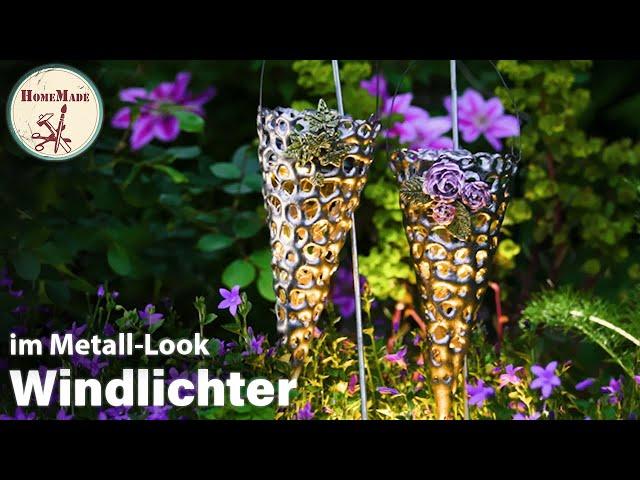 DIY | Windlichter schnell und einfach selbst gemacht | Leuchtende Deko Idee für drinnen und draußen