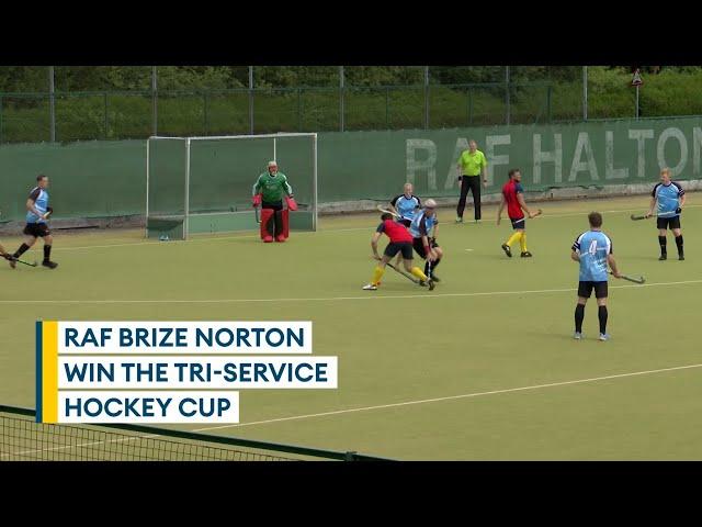 RAF Brize Norton seizes Tri-Service Hockey Cup title, taking the treble in one season