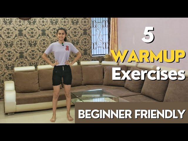 Warm Up Exercises‍️ for Beginners at Home| Enjoy Fitness