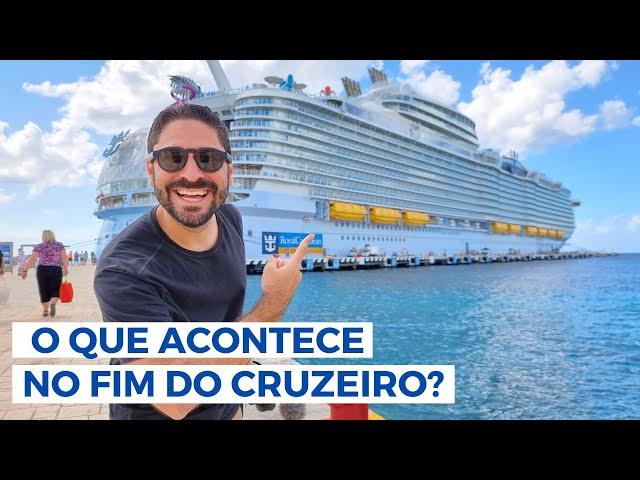 O QUE ACONTECE NO FIM DO CRUZEIRO? Desembarque, Pagamento, Bagagem, Transporte | Diogo Kyrillos