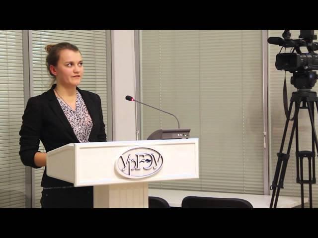 Anastasia Troshkina, Public Speaking Contest, December 2013