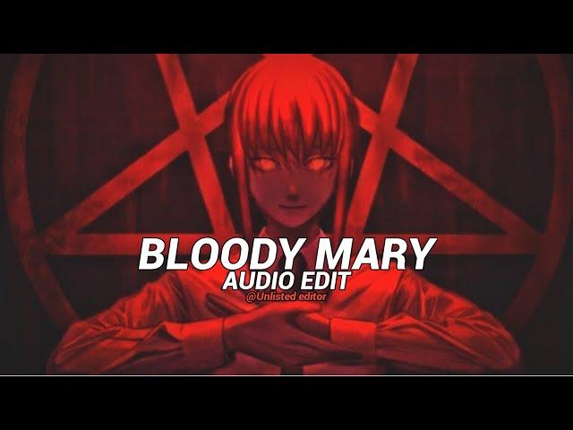 Bloody Mary - Lady gaga [ Edit audio ]