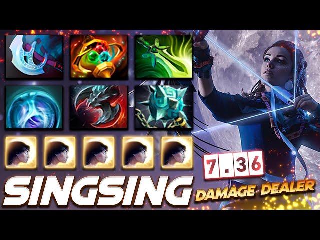 SingSing Mirana 7.36 Arrow Maestro - Dota 2 Pro Gameplay [Watch & Learn]