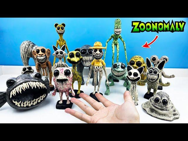 Let's sculpt all the Zoonomaly monster figures! ZOONOMALS animals in the game from lights are off