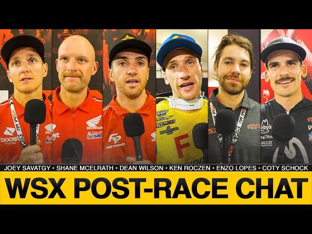 Perth 1 WSX Post-Race Chat | Ken Roczen, Dean Wilson, More