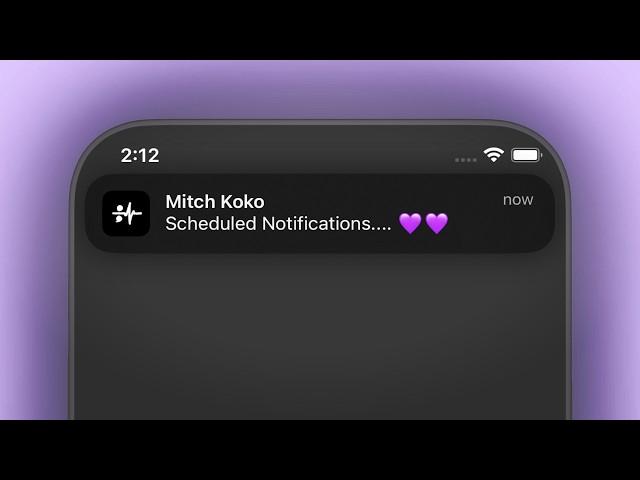 ⌚️ Scheduled Notifications • Flutter Tutorial