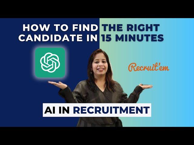 AI in Recruitment | DorkGPT, Recruitin, Merlin | How to find the right candidate in 15 minutes?