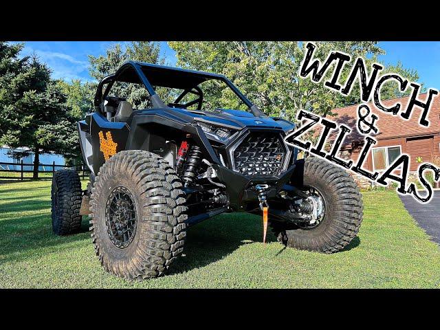 2025 RZR Pro R Gets 35" Sticky Zillas & Polaris 6000LB Winch Installed + We Take It For A Little Rip