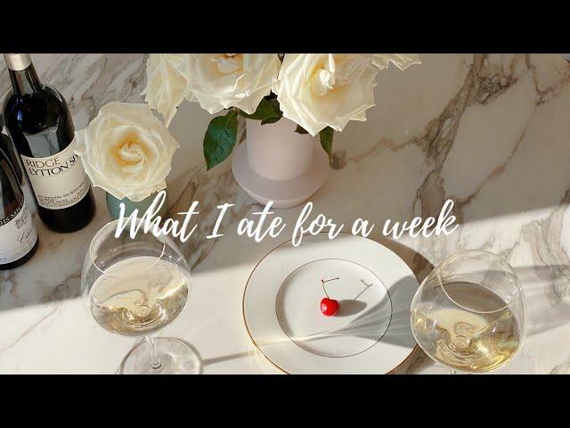 What I Ate In A Week: 이번주 홈쿡 샌프란시스코 일상 브이로그 6월 