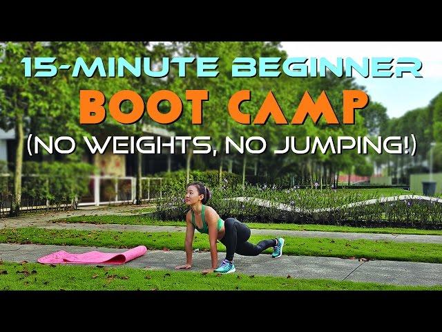 15-Minute Beginner Boot Camp (No Weights, No Jumping!)