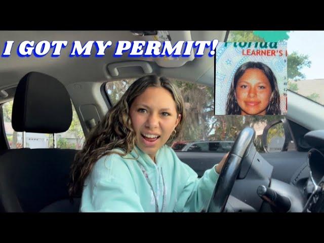 I GOT MY PERMIT! 15 YR OLD drives on main road for the 1st time!