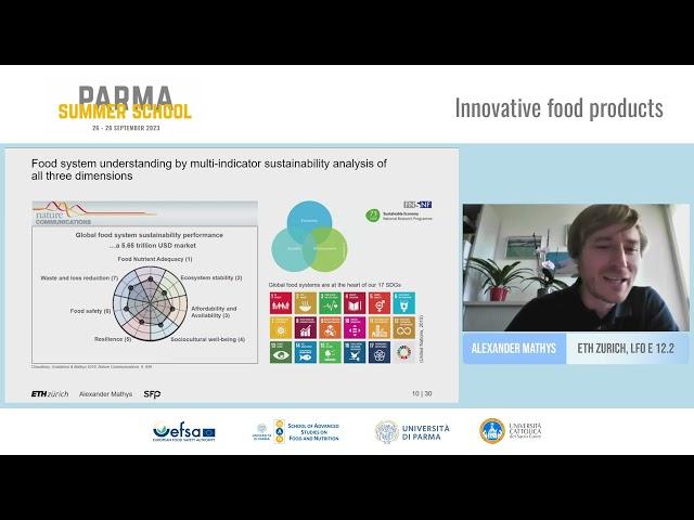 ParmaSummerSchool2023 Day1: Emerging food production & processing for more sustainable food systems