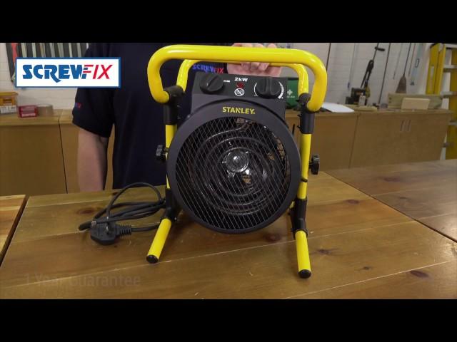 STANLEY ST-52-241-E FREESTANDING FAN HEATER 2000W| Screwfix