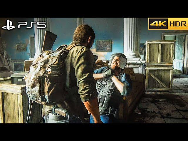 The Last of Us Part 1 Remake PS5 - Joel Aggressive Stealth Gameplay (Grounded No Damage) 4K / 60FPS