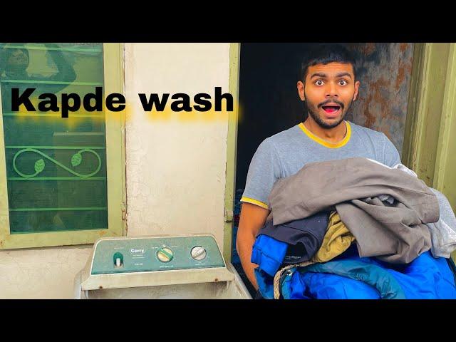 Today i wash my family clothes || Habibi Vlogs || My 3rd vlogs