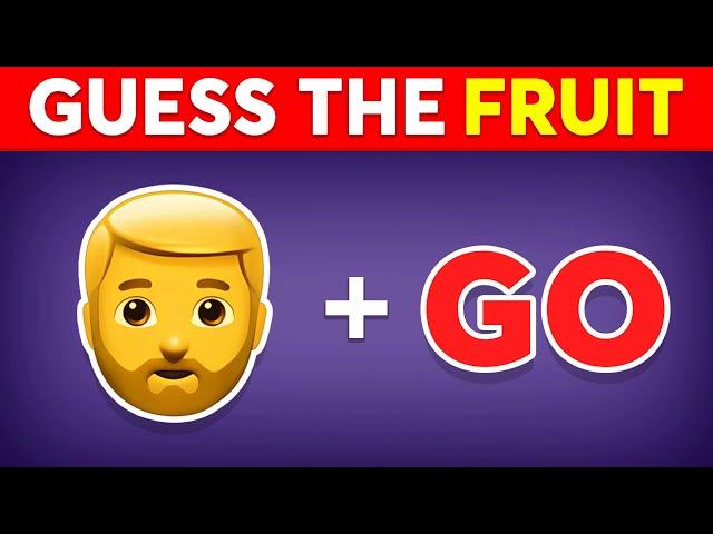 Guess the FRUIT by Emoji  Monkey Quiz