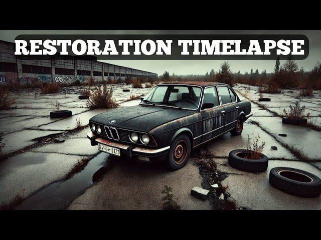 I Restored a BMW in 13 Minutes | 1 year of work in 13 minutes timelapse | Fizzlapse