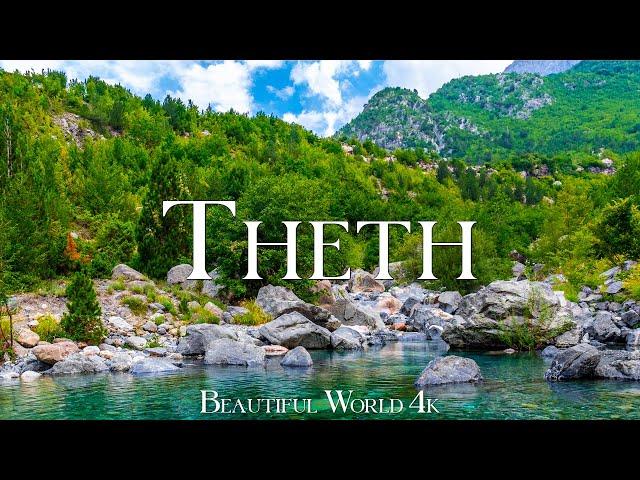 Theth National Park 4K • Majestic Albanian Highlands • Relaxation Film, Calming Music