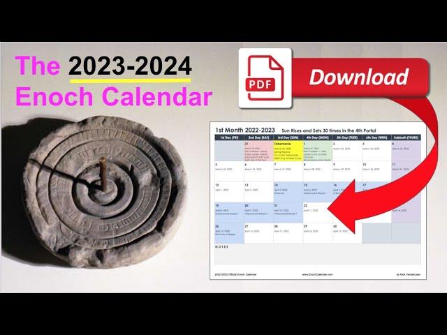 The 2023-2024 Enoch Calendar PDF Download