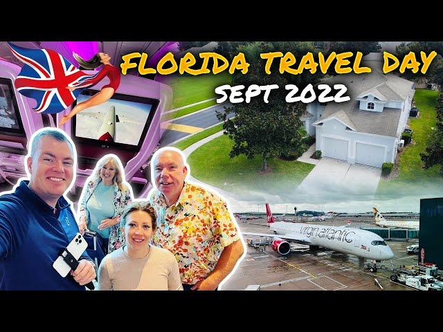 FLORIDA TRAVEL DAY- Disney World & Universal Orlando Resort- Virgin Atlantic Premium Economy ️ 