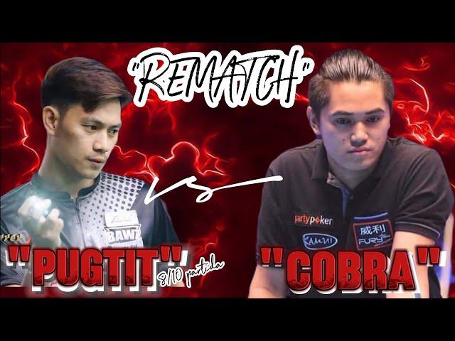 REMATCH Jeffrey "COBRA" Ignacio  Alexis "PUGTIT" Ferrer 8/10 partida  10 BALLS  Race 15 