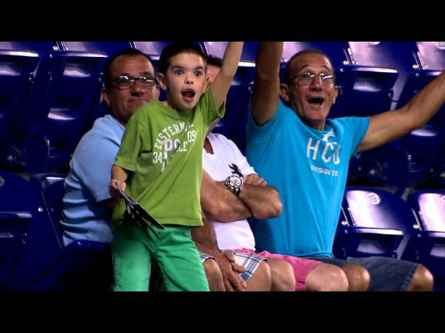 Kid dances on Miami Marlins Fan Cam -  Original Upload - Official -