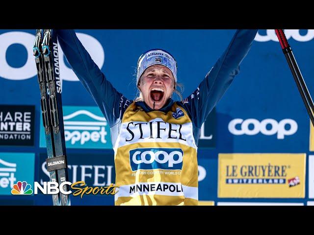 Jessie Diggins breaks down her dominant season, offseason plans, glittered skis | STIFEL SNOW SHOW