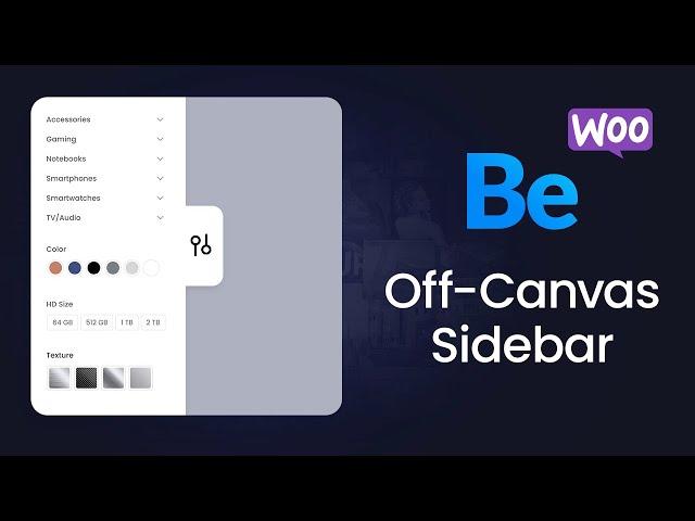 How to Set Up Off-Canvas Sidebar for WooCommerce Shop? ️