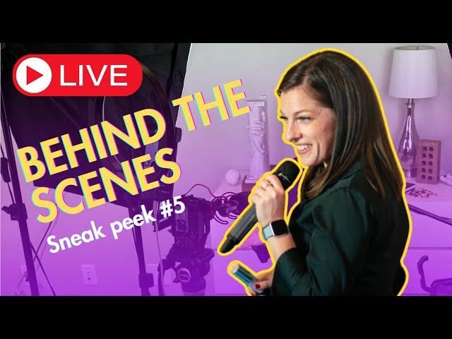 LIVE Behind the scenes podcast recording of the Marianne Hickman Show