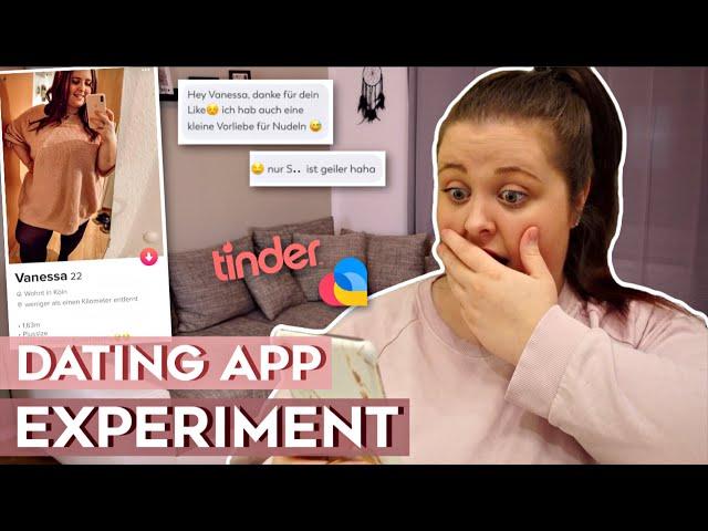 TINDER & LOVOO EXPERIMENT - Wie komme ich als Plussize Frau bei Männern an? | Vanessa Nicole