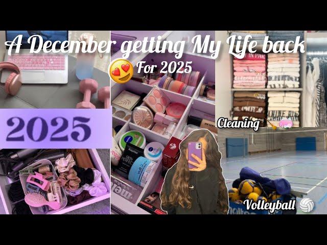 A December getting My Life together |حيدت العكز أو جمعت راسي«cleaning motivation grwm»#grwm