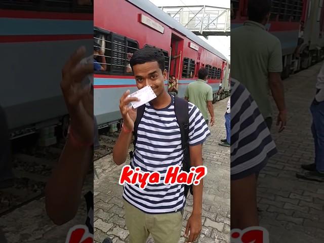 General Ticket Se Sleeper Class Me Safar #shorts #vlog #train #travel #indianrailways