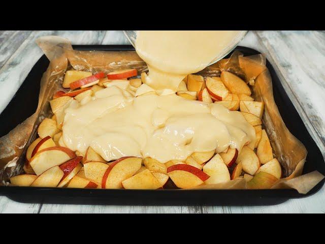 Simple and tasty apple pie in 5 minutes