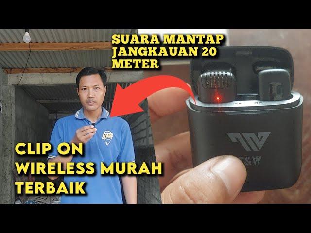  Unboxing Dan Tes Mic Clip On Wireless Dari TNW