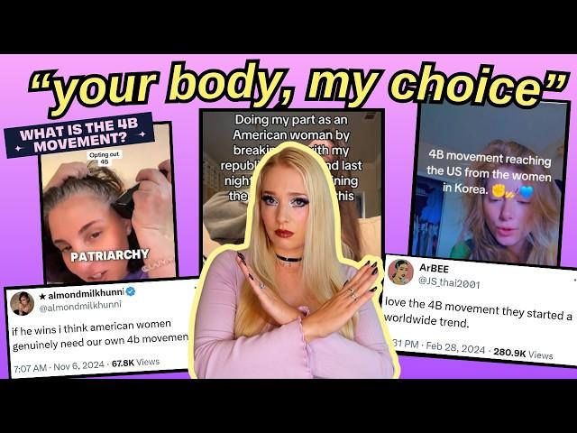 "Your body, MY choice" - is the 4B movement the solution?