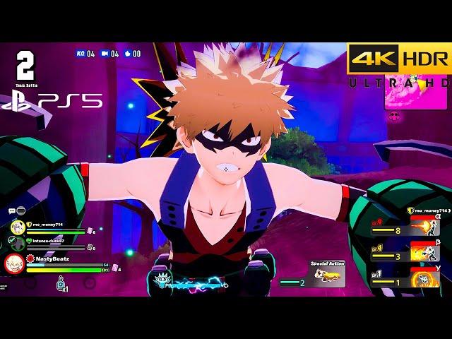 INTENSE Katsuki Bakugo Win Full Gameplay No Commentary | MY HERO ULTRA RUMBLE (PS5 4K)