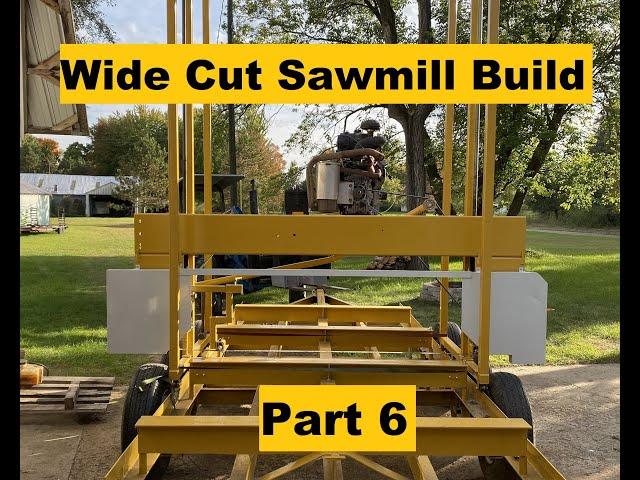 Trailer Bunk Fabrication and Paint, Wide Cut Sawmill Build