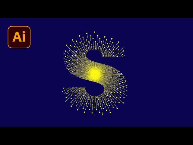 Logo Design Illustrator : How to Make S Dot Custom Letter Logo Design In Illustrator