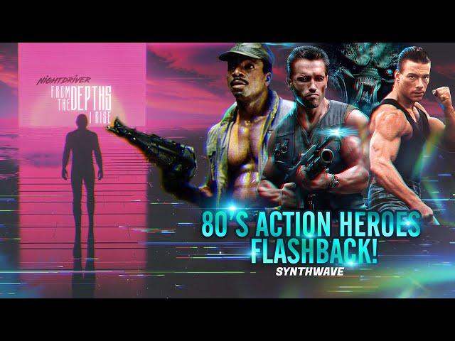 Nightdriver - From the Depths I Rise (80s action heroes flashback) | Synthwave