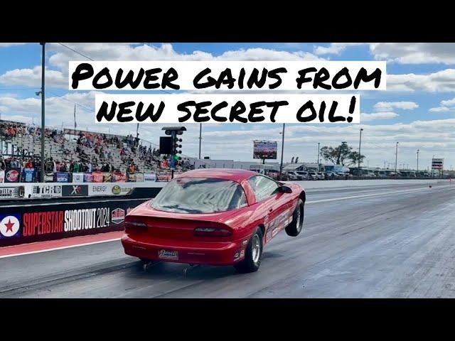 Russell Ghent 2024 Bradenton FL Super Stock Drag Racing '94 Camaro Klotz New Oil Lubricants Wheelies