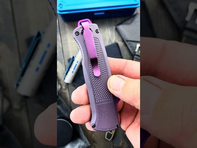 Benchmade Shootout - Dark Purple OTF Available at GPKNIVES.com! #OTF