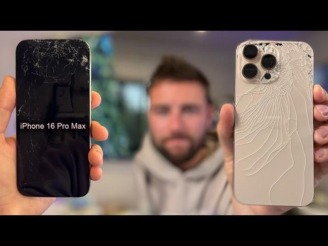 World's first iPhone 16 Pro Max DROP TEST! - Will it survive?